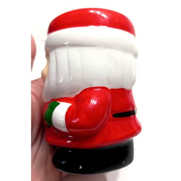 2 Candle Holders Santa Clause Taper Votive Christmas Vintage Taiwan - Picture 4 of 12